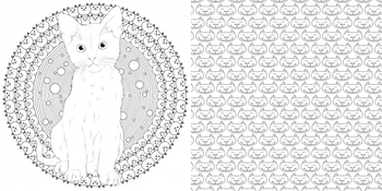 Розфарбовка. Арт-квадрат. Кошенята. Флоранс Деллер - Pampik - 4