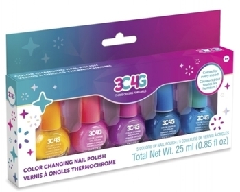 Набір лаків для нігтів Make it Real Mагічне перетворення, 5 шт. (MR10013) - Pampik