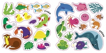 Альбомчик-наліпчик: Хто живе у воді? Озеро. Річка. Море. Океан - Ангеліна Журба (К1388001У) - Pampik - 4