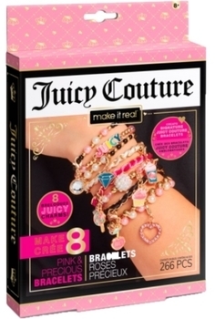Мини-набор для создания шарм-браслетов Make it Real Juicy Couture Розовый звездопад (MR4432) - Pampik