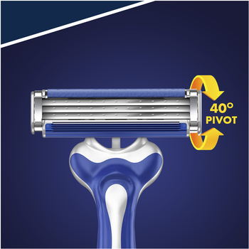 Одноразові станки для гоління Gillette Sensor 3 Comfort, 3 шт - Pampik - 4