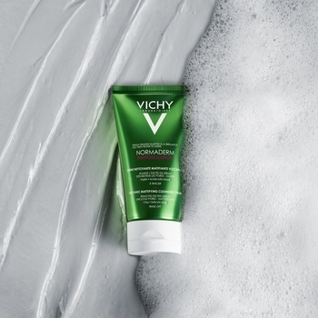 Матуючий крем-гель Vichy Normaderm Phytosolution Mattifying Cleansing Cream для очищення і зменшення жирного блиску шкіри обличчя, 125 мл - Pampik - 11