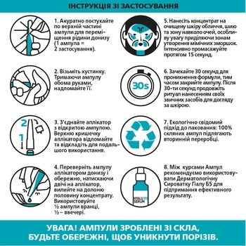 Концентрат в ампулах для коррекции морщин и восстановления упругости кожи лица La Roche-Posay Hyalu B5 Ampoules, 7x1.8 мл - Pampik - 9