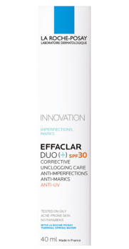 Комплексное корректирующее средство La Roche-Posay Effaclar Duo(+) SPF30 против недостатков и следов постакне для жирной проблемной кожи, 40 мл - Pampik - 3