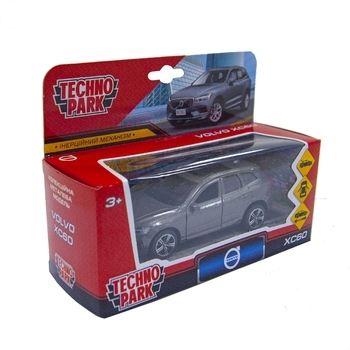 Автомодель Технопарк Volvo XC60 R-Design, 1:32, сірий (XC60-12-GY) - Pampik - 10