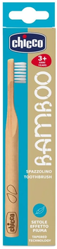 Бамбуковая зубная щетка Chicco, голубой (10623.00.40) - Pampik - 2