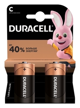 Лужні батарейки Duracell C (LR14) MN1400, 2 шт. - Pampik - 2