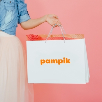 Подарунковий пакет Pampik, 49х35х17см, білий - Pampik - 2