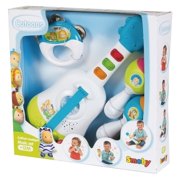Набор музыкальных инструментов Smoby Cotoons, 3 шт. (110507) - Pampik - 5