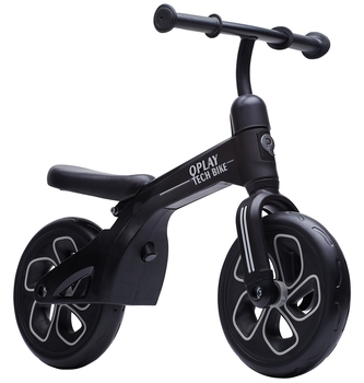 Біговел дитячий Qplay Tech EVA Black, чорний (QP-Bike-001Black) - Pampik
