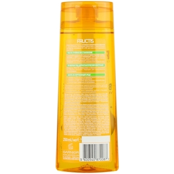 Шампунь Garnier Fructis Потрійне Відновлення для пошкодженого і ослабленого волосся, 250 мл - Pampik - 3