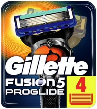 Сменные картриджи для бритья Gillette Fusion ProGlide, 4 шт. - Pampik