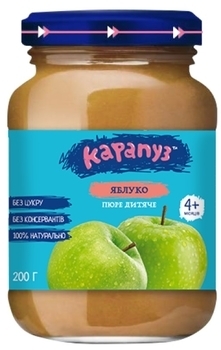 Пюре Карапуз Яблуко, 200 г - Pampik