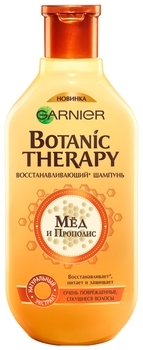 Шампунь Garnier Botanic Therapy Мед і прополіс для пошкодженого волосся, що січеться, 400 мл - Pampik