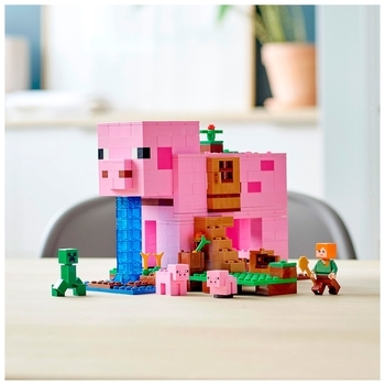 Конструктор LEGO Minecraft Будинок-свиня, 490 дет. (21170) - Pampik - 14