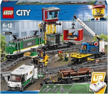 Конструктор LEGO City Товарный поезд, 1226 деталей (60198) - Pampik
