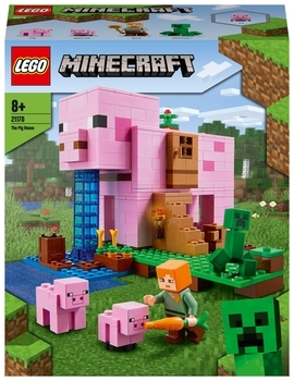 Конструктор LEGO Minecraft Будинок-свиня, 490 дет. (21170) - Pampik