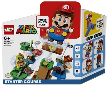 Конструктор LEGO Super Mario Пригоди разом з Маріо - стартовий набір, 231 деталь (71360) - Pampik