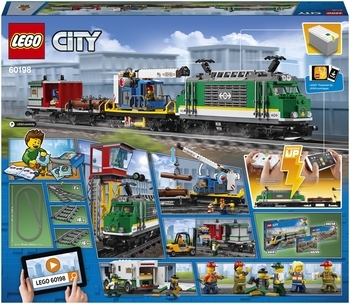 Конструктор LEGO City Товарный поезд, 1226 деталей (60198) - Pampik - 2