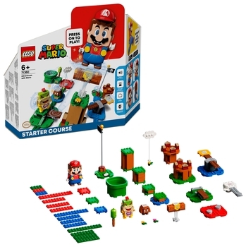 Конструктор LEGO Super Mario Пригоди разом з Маріо - стартовий набір, 231 деталь (71360) - Pampik - 2