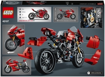 Конструктор LEGO Technic Ducati Panigale V4 R, 646 деталей (42107) - Pampik - 10