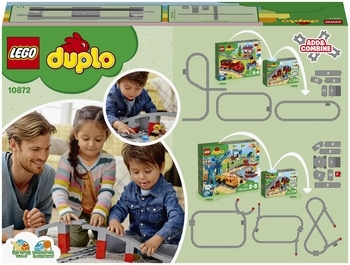 Конструктор LEGO DUPLO Town Залізничний міст і рейки, 26 деталей (10872) - Pampik - 8