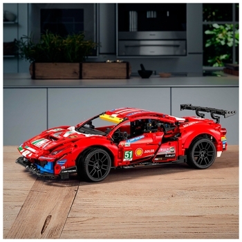Конструктор LEGO Technic Ferrari 488 GTE AF Corse 51, 1677 дет. (42125) - Pampik - 3