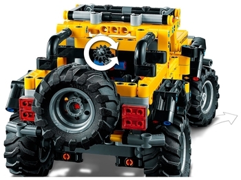 Конструктор LEGO Technic Jeep® Wrangler, 665 дет. (42122) - Pampik - 5