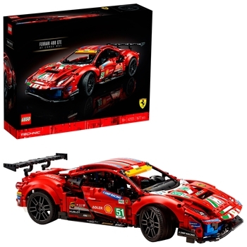 Конструктор LEGO Technic Ferrari 488 GTE AF Corse 51, 1677 дет. (42125) - Pampik - 2
