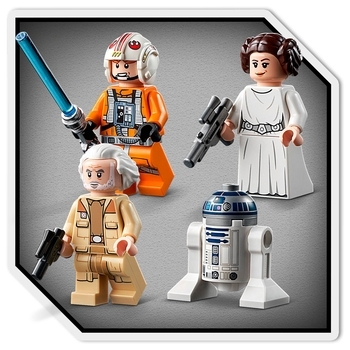 Конструктор LEGO Star Wars Винищувач X-wing Люка Скайвокера, 474 дет. (75301) - Pampik - 11