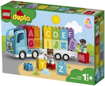Конструктор LEGO DUPLO Вантажівка з буквами, 36 деталей (10915) - Pampik - 16
