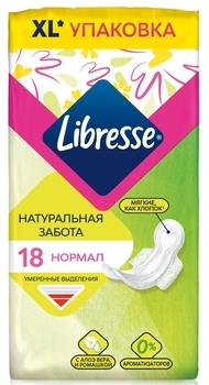 Гигиенические прокладки Libresse Натуральная забота Нормал, 18 шт. - Pampik - 2