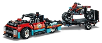 Конструктор LEGO Technic Шоу трюків на вантажівках і мотоциклах, 610 деталей (42106) - Pampik - 14