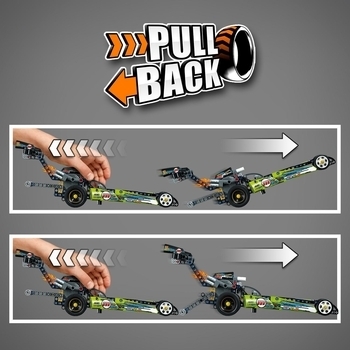 Конструктор LEGO Technic Драгстер, 225 деталей (42103) - Pampik - 19