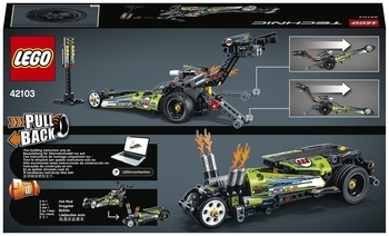 Конструктор LEGO Technic Драгстер, 225 деталей (42103) - Pampik - 11