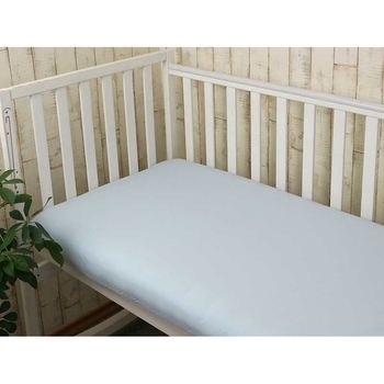 Простыня Руно, трикотаж, на резинке, 120х60 см, голубой (918.38_Блакитний) - Pampik - 2