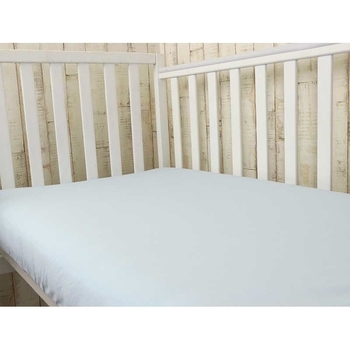 Простыня Руно, трикотаж, на резинке, 120х60 см, голубой (918.38_Блакитний) - Pampik - 3