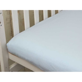 Простыня Руно, трикотаж, на резинке, 120х60 см, голубой (918.38_Блакитний) - Pampik - 4