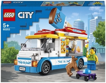 Конструктор LEGO City Вантажівка морозивника, 200 деталей (60253) - Pampik