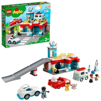 Конструктор LEGO DUPLO Гараж і автомийка, 112 деталей (10948) - Pampik - 2