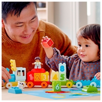 Конструктор LEGO DUPLO My First Потяг із цифрами - вчимося рахувати, 23 деталі (10954) - Pampik - 5