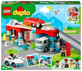 Конструктор LEGO DUPLO Гараж і автомийка, 112 деталей (10948) - Pampik - 3