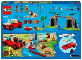 Конструктор LEGO City Рятувальний позашляховик для звірів, 157 деталей (60301) - Pampik - 3