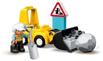 Конструктор LEGO DUPLO Бульдозер, 10 деталей (10930) - Pampik - 5
