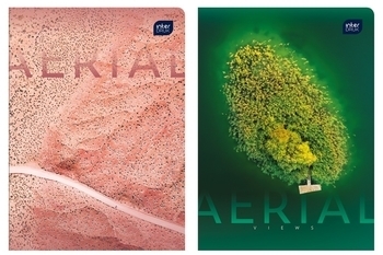 Набір зошитів Interdruk Premium Aerial View A, лінія, 96 аркушів, 2 шт. (299093-2А) - Pampik