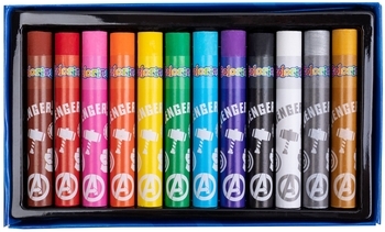 Карандаши пастельные Colorino Disney Avengers, на масляной основе, 12 шт. (91505PTR) - Pampik - 2
