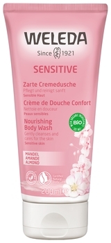 Гель-крем для душу Weleda Мигдальний делікатний, 200 мл - Pampik