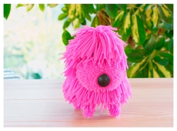 Интерактивная мягкая игрушка Jiggly Pup Озорной Щенок, розовый (JP001-WB-PI) - Pampik - 4