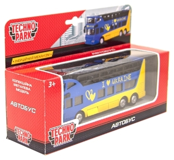 Модель Technopark Автобус двоповерховий Україна (SB-16-21-UKR) - Pampik - 2