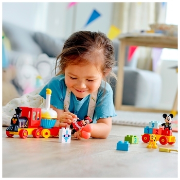 Конструктор LEGO DUPLO Disney Праздничный поезд Микки и Минни, 22 деталей (10941) - Pampik - 3